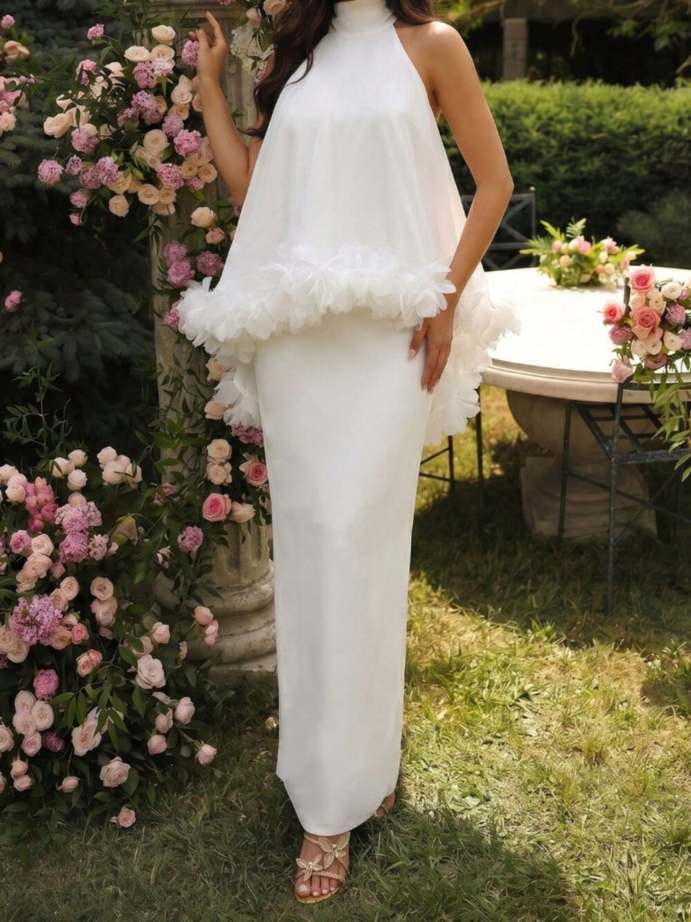 White Party Womens Bodycon Dress